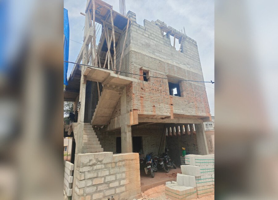 Premium residential home construction site in progress